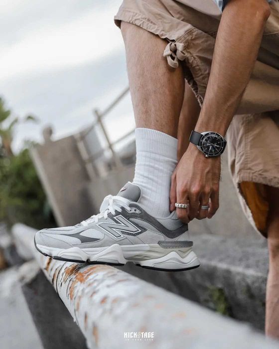 Кроссовки New Balance 9060  Rain Cloud Grey / Кросівки Нюбеланс / Чоловічі NB 9060 / Останній 41/42