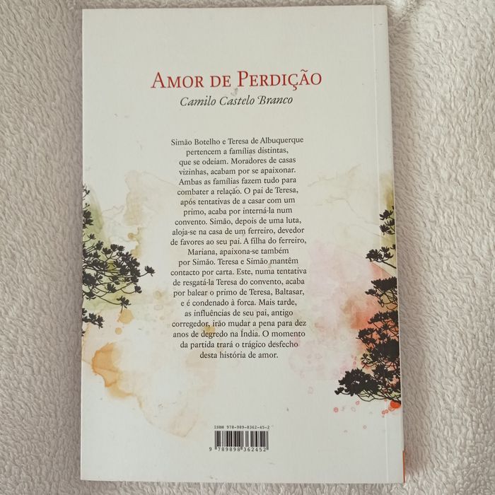 Livro Amor de Perdição