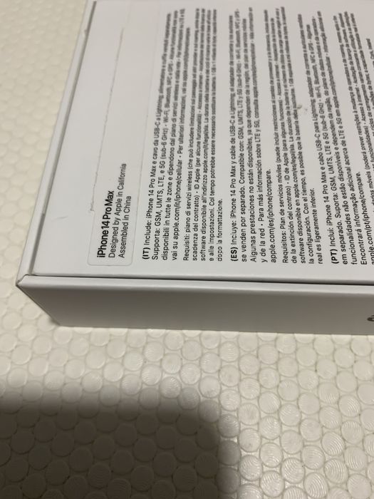 iPhone 14 Pro Max box only64575415147394123