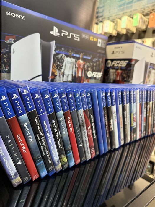 Sony Playstation 5 Slim 1TB Blu Ray 1 Tb FC26 UA Сертифікована гарантія 1 рік