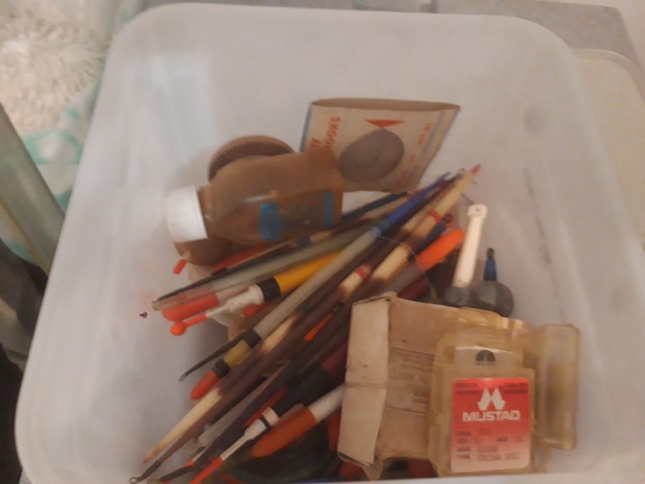 Conjunto  de material de pesca