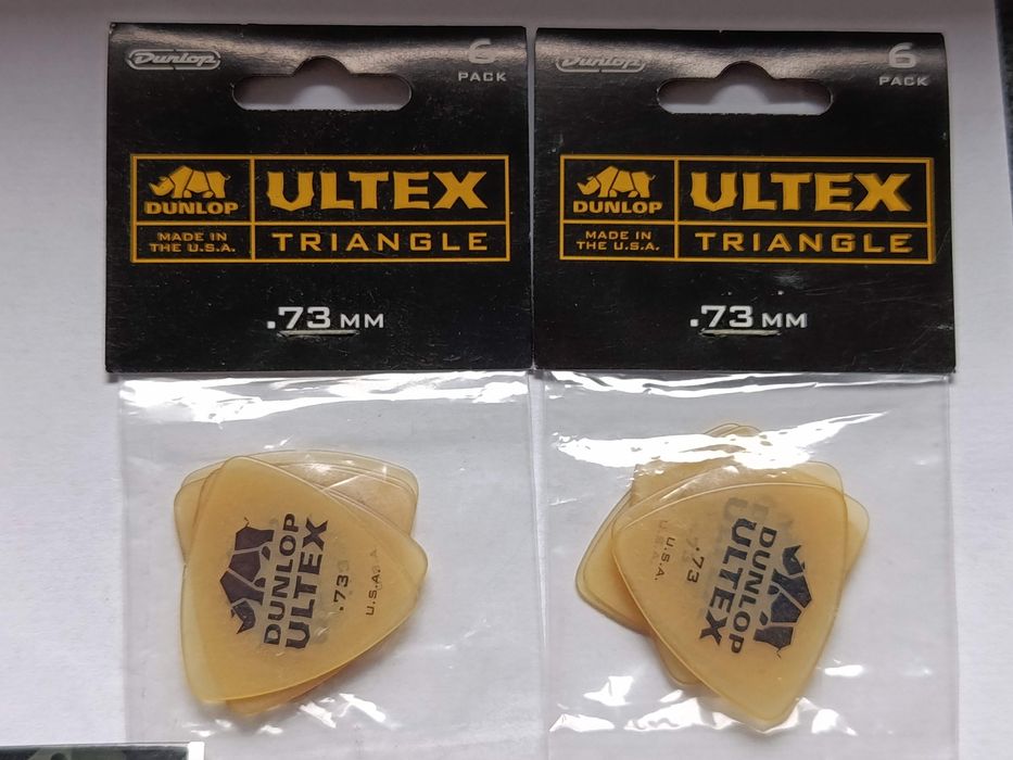 Kostki gitarowe Dunlop Ultex Triangle 0,88 , 0,73