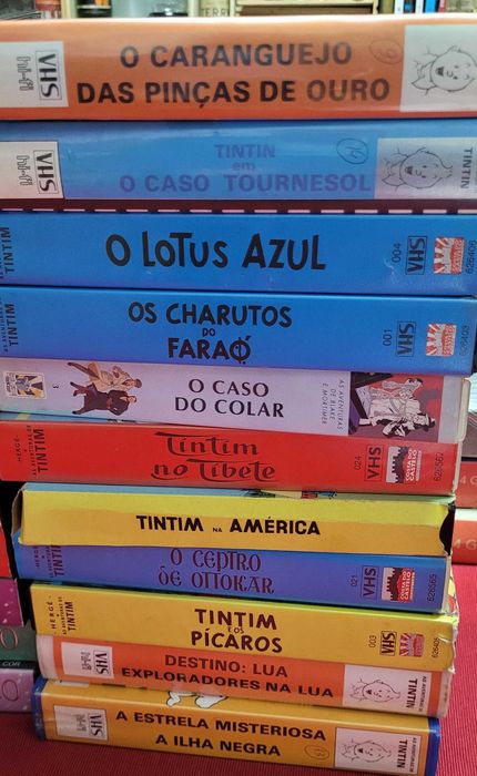 Séries TinTim e os Cinco em VHS