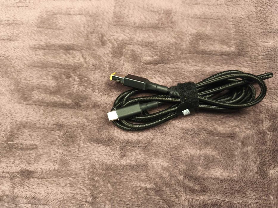 Зарядний кабель живлення 100W 20V від повербанка USB Type-C для Lenovo