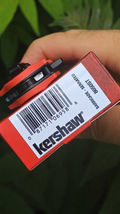 Ніж рятівника KERSHAW BARRICADE 8650ST SERRATED SpeedSafe,склобій,стропоріз,edc, складний ніж для щоденного використання, яскраві накладки