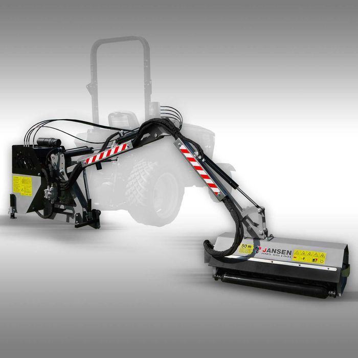 Limpa bermas e aparador de sebes para acoplar ao trator