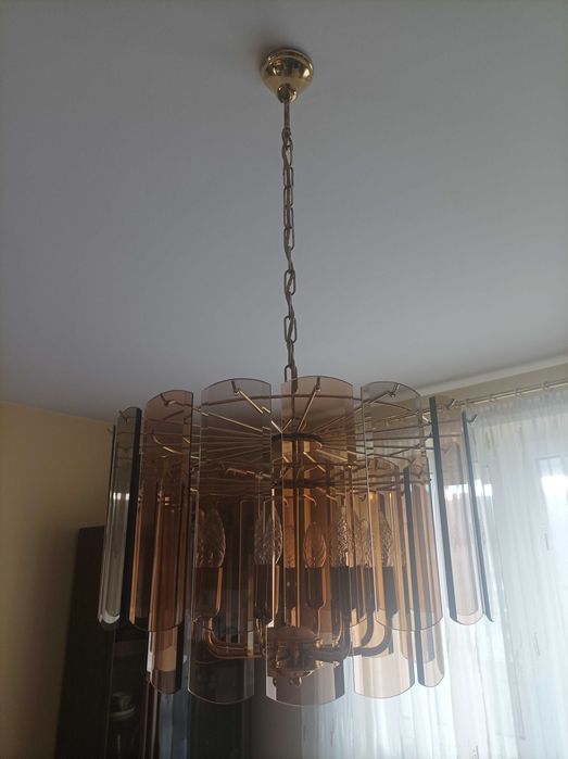 Lampa wisząca, Wortmann & Filz, Niemcy, lata 70.