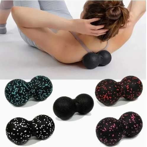 М'ячики для йоги фітнесу ролики комплект d8см для масажу масажні