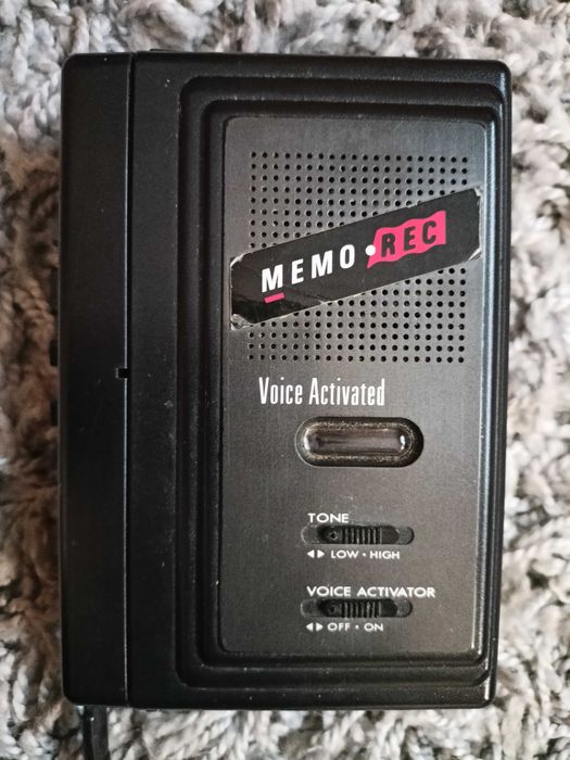 dyktafon + odtwarzacz kasetowy Philips AQ6390 Memo Rec vintage lata 90