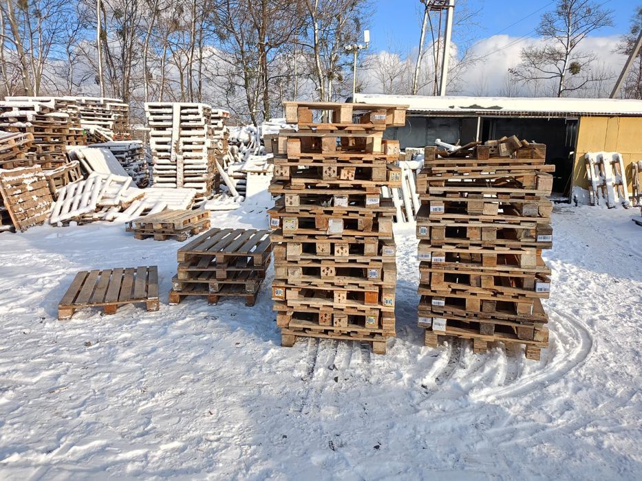 Піддони дерев'яні  б/в з доставкою Обухів