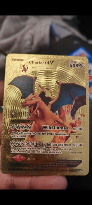Oportunidade Pokémon Ouro! Cartas folha de Ouro Coleção! Urgente.