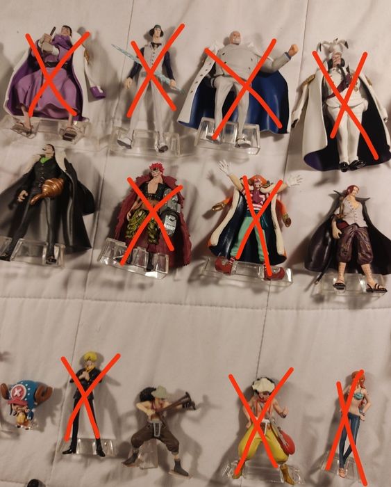 14 figuras One Piece colecionáveis da Salvat + 3 extra