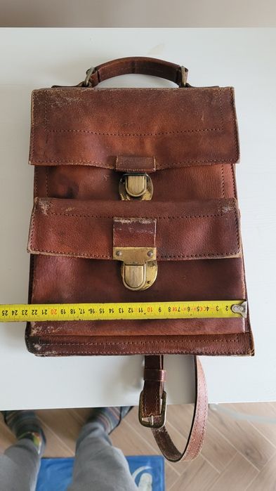 Plecak skórzany vinatge