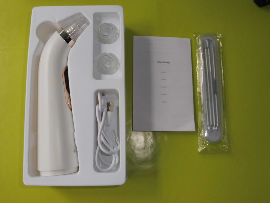 Вакуумный аккумуляторный очиститель пор лица и тела!