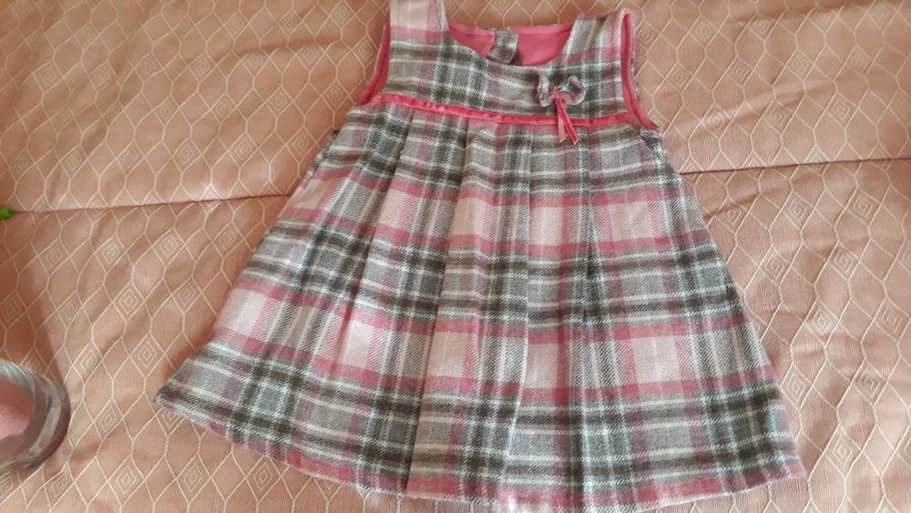 Vestido menina quentinho, tamanho 18 meses