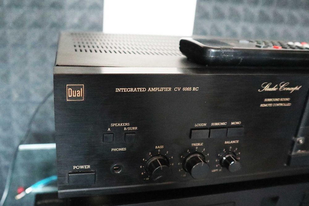 Усилитель ТОП  DUAL CV 6065 RC пульт система Surround-Matrix