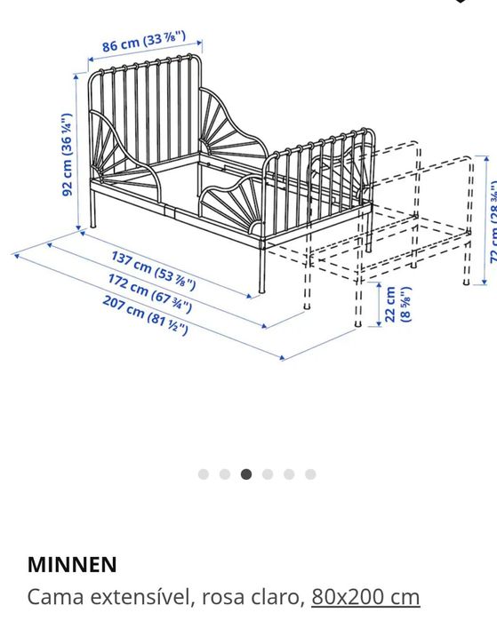 Cama de solteiro IKEA