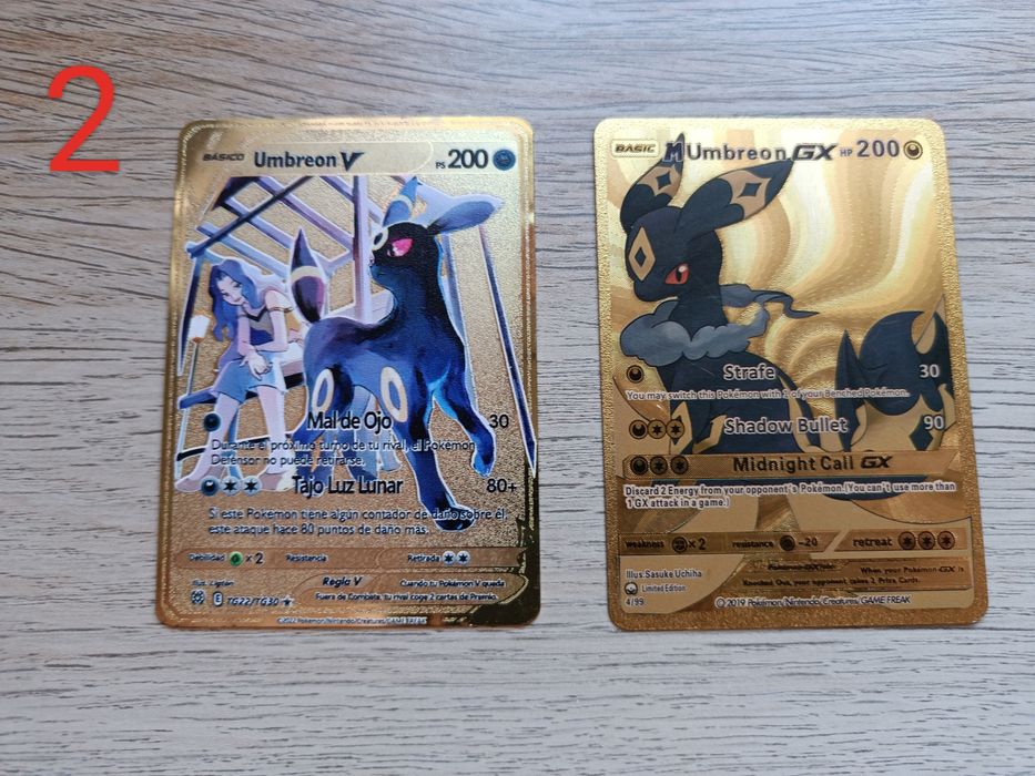 Cartas de Pokémon (verdadeiras)