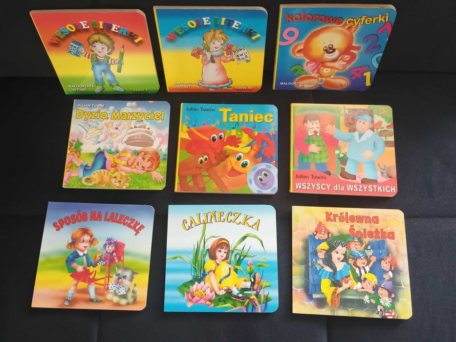 Książeczki dla dzieci 9 sztuk