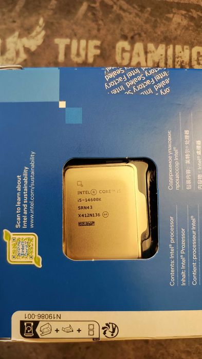 Intel Core i5-14600K Box 14C (6P+8E) 20T 5.3GHz DDR4/DDR5 Новий