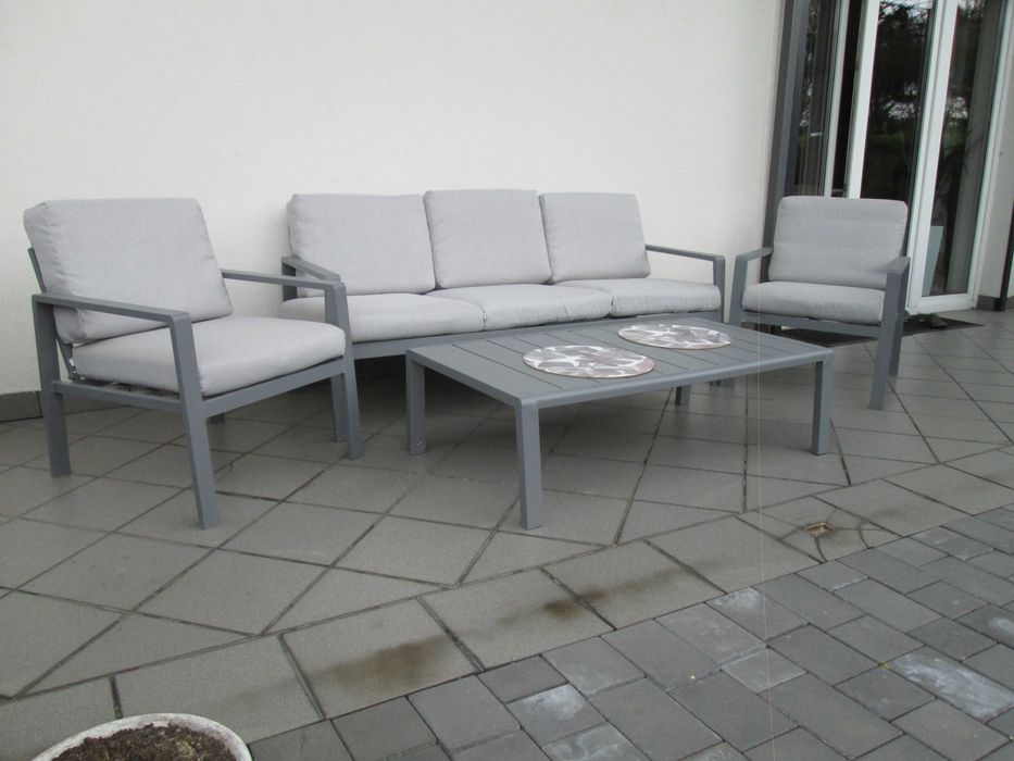 Komplet mebli ogrodowych  -ALUMINIUM