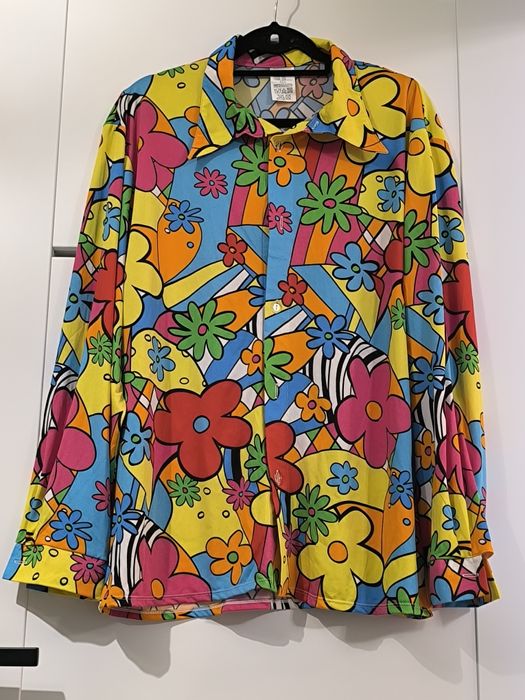 Męska koszula Hippie Shirt, strój hipisa rozmiar L