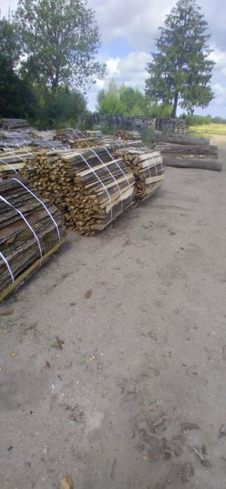 Wiązki opał dębowy drewno