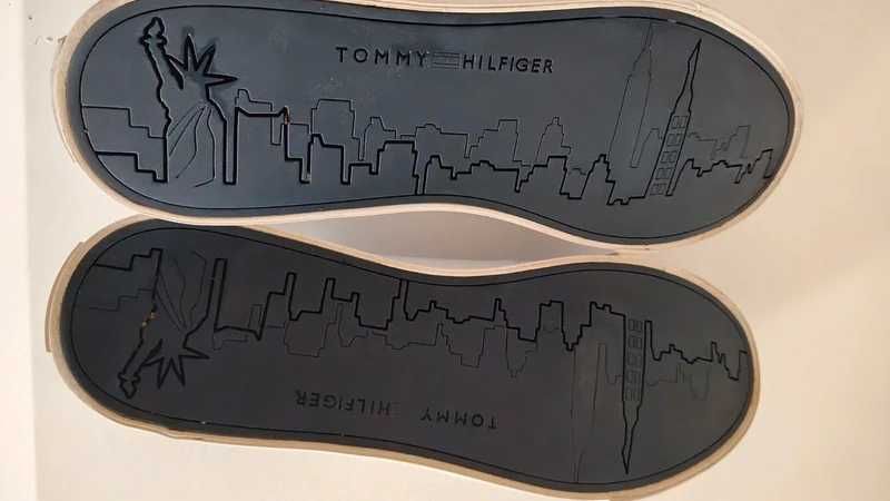 Buty trampki Tommy Hilfiger Essential Leather Sneaker White  r. 46