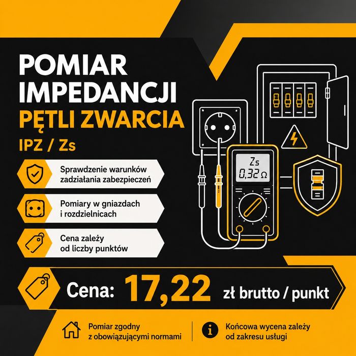 Pomiary elektryczne z protokołem — Piotrków Trybunalski i okolice