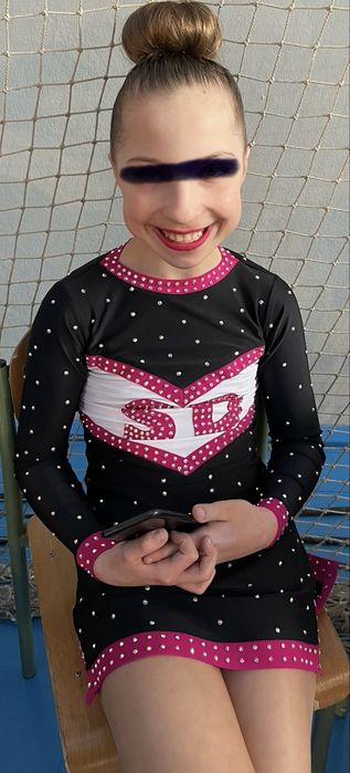 Stroj disco cheerleading 146 cm/152cm OBNIZKA CENY PRZEZ 3 DNI !!!