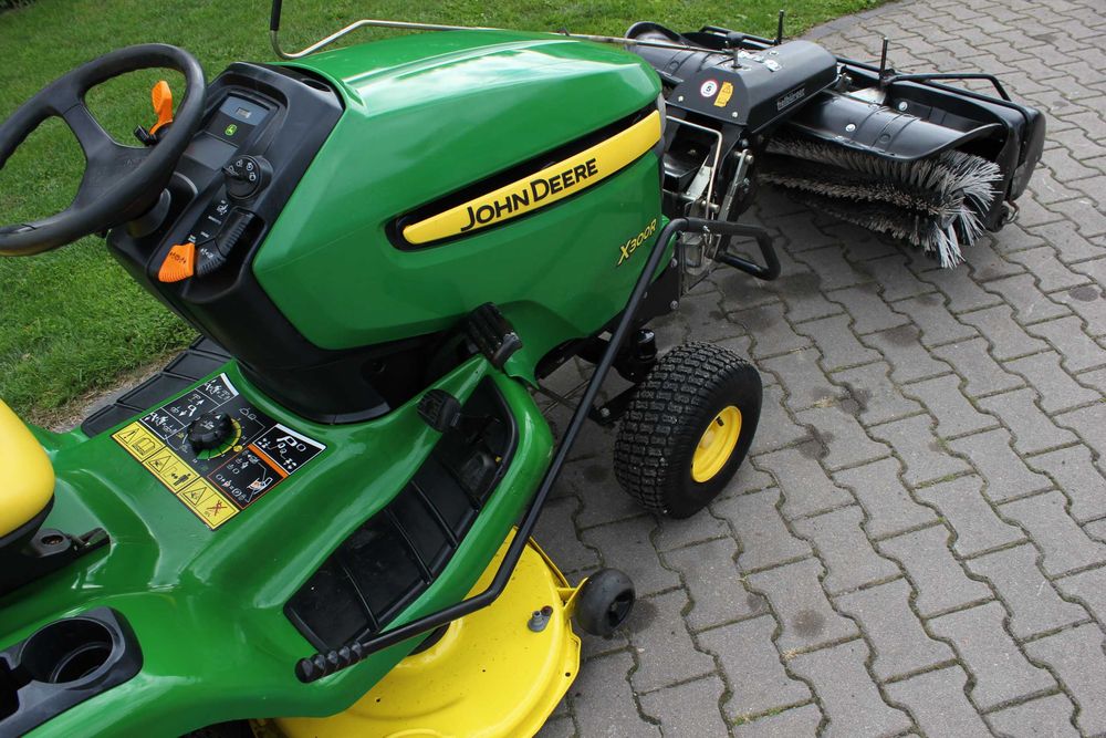 John deere X300R x 300 r Kawasaki V2 Zamiatarka  TRAKTOREK Kosiarka
