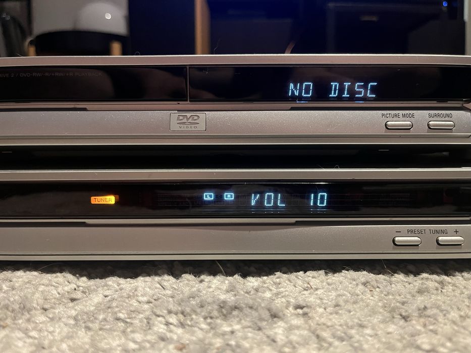 Receiver / Amplificador Sony STR-KSL40 e CD/DVD Player Sony DVP-NS330 (Design Slim – 5.1 Canais)