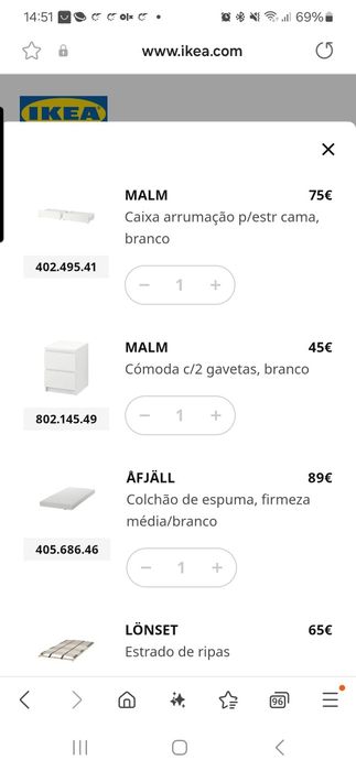 Mobília de quarto criança/solteiro