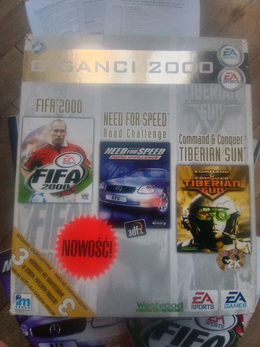 FIFA 2000, Need For Speed, Command and conquer.