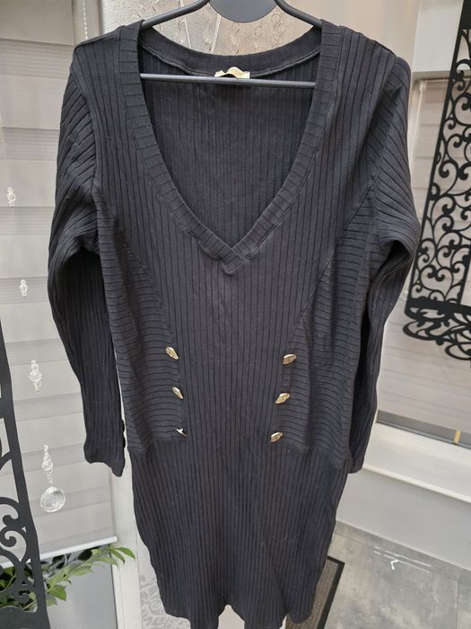 Elegancka sukienka Prążek XXL