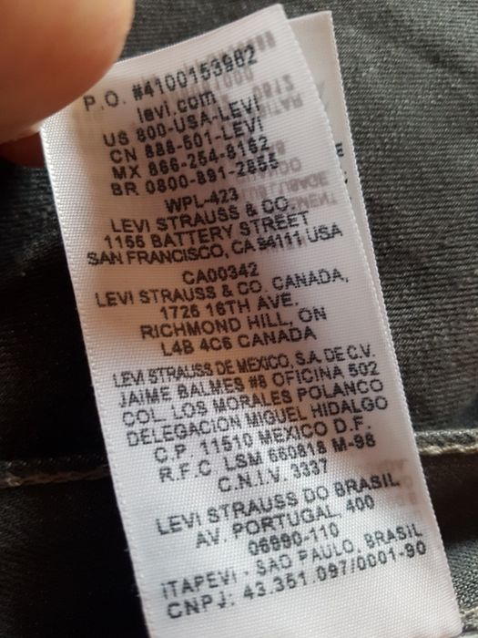 Levi Strauss & CO jeans 505 W34L34