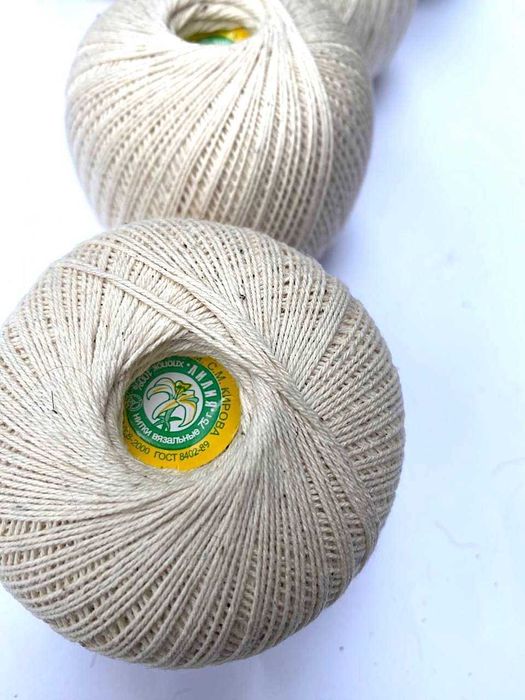 Пряжа для вязания Хлопок Лилия, 75 г