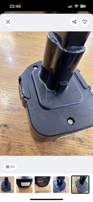 Bateria DeWalt DC9071 12V 9800mAh - NOVO