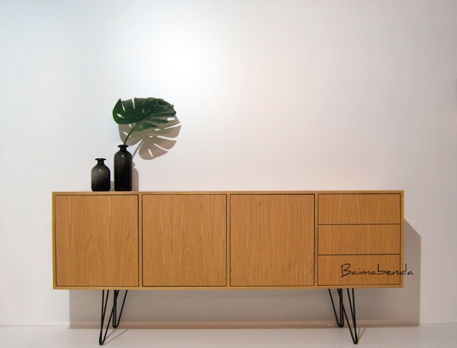 Móvel Aparador / Sideboard / Retro Vintage / Estilo Nórdico c/ gaveta
