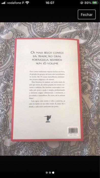 livro “Contos Tradicionais Portugueses”