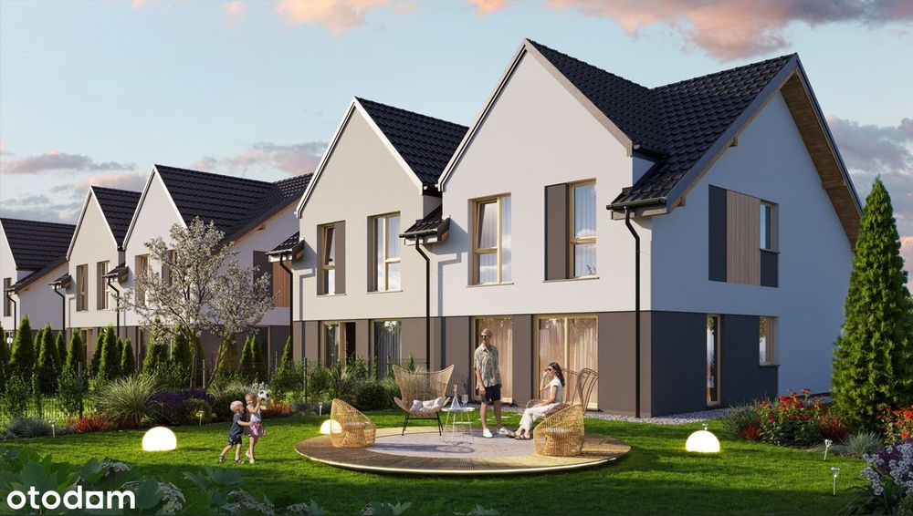 NOWE kameralne osiedle w zabudowie bliźniaczej! Stan dew. Ostatni dom!