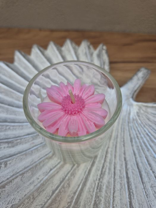 Świeczka sojowa stokrotka