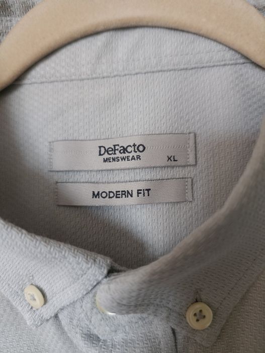 Сорочка чоловіча Defacto сіра XL