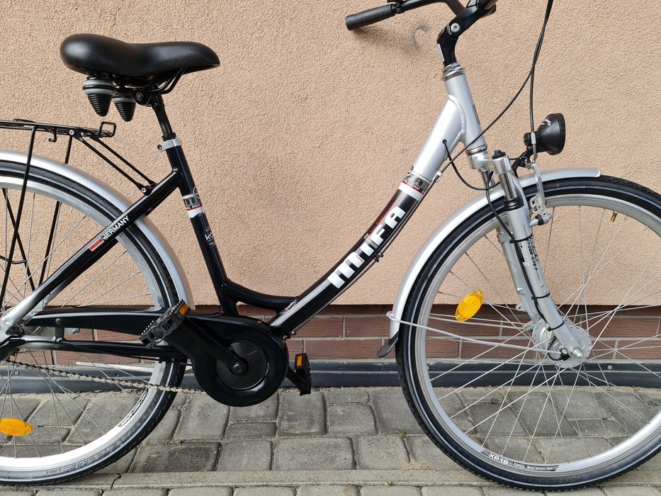 Damka miejska MIFA koła 28 SHIMANO aluminium rabat WYSYŁKA