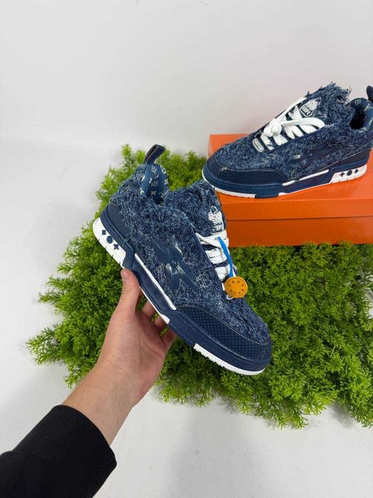 (БЕЗ ПЕРЕДОПЛАТИ) Louis Vuitton Skate луї віттон скейт трейнер сині