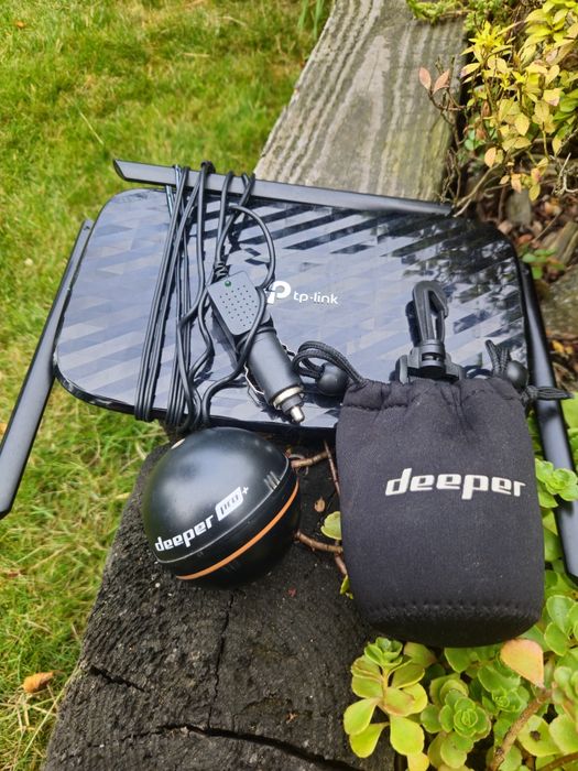 Deeper Pro+ (Nowa Bateria 1000mAh) + Wzmacniacz do 300m