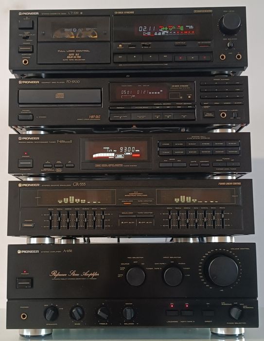 Wieża Pioneer, Technics, Vintage, Diora,