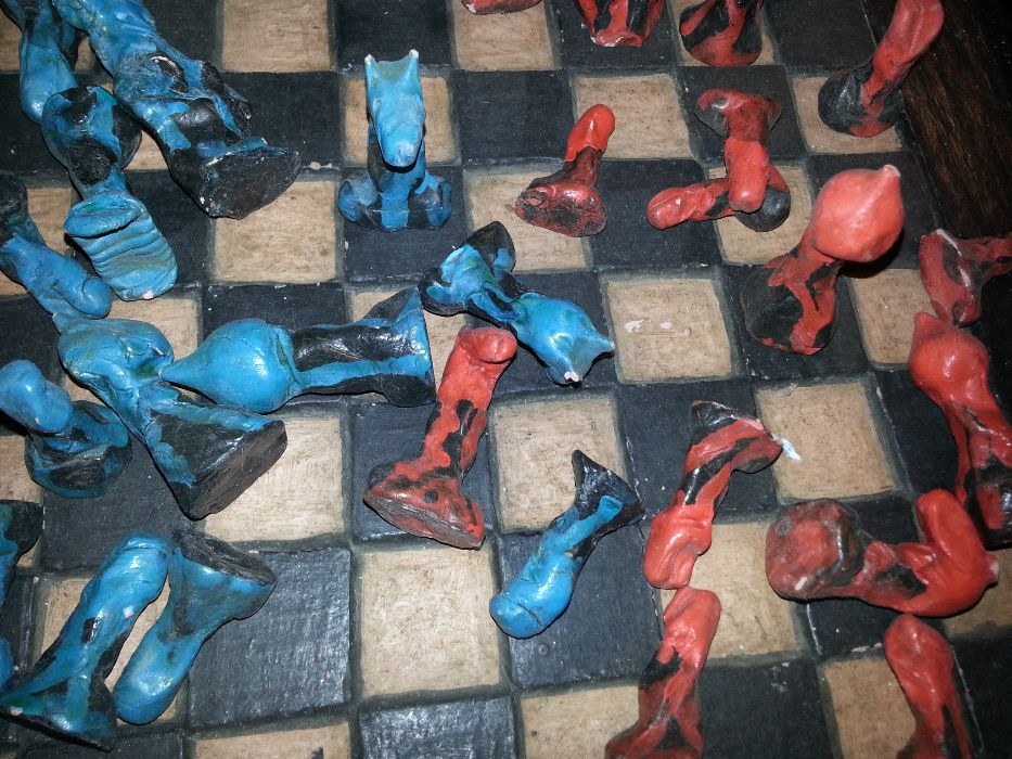 Jogo e tabuleiro de xadrez