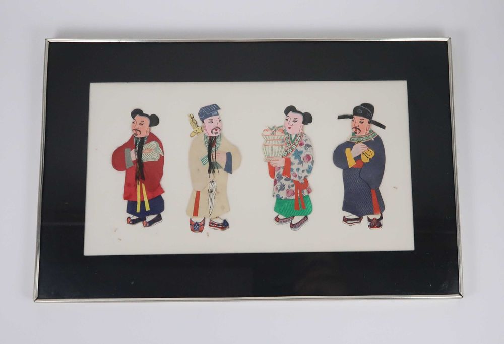 Moldura com 4 imortais - China