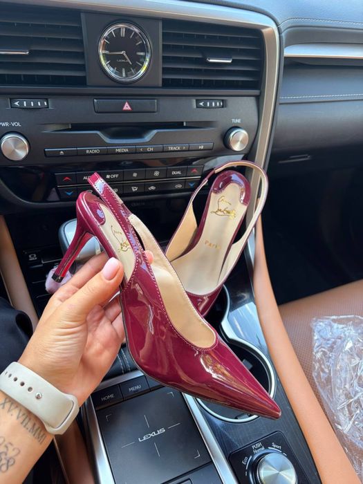 туфли Christian Louboutin с открытой пяткой